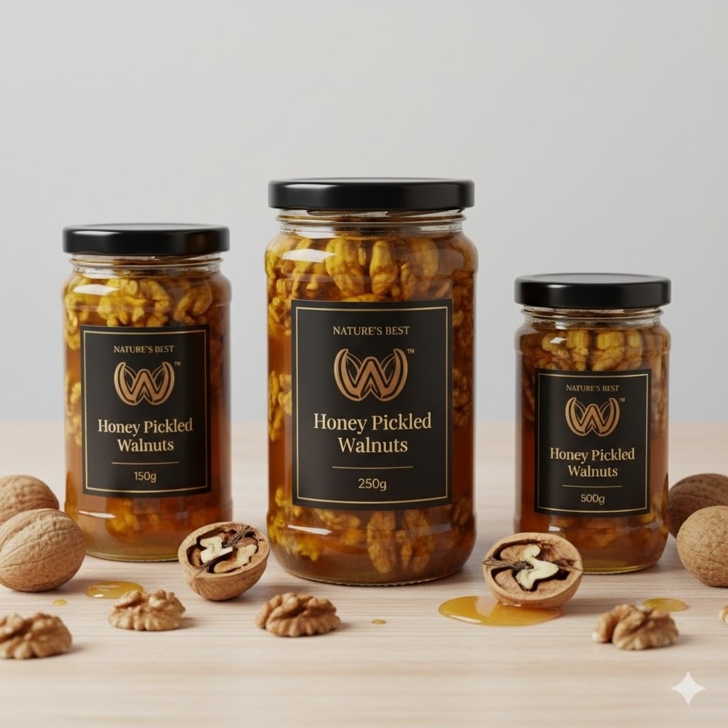 Honey Pickled Walnuts.